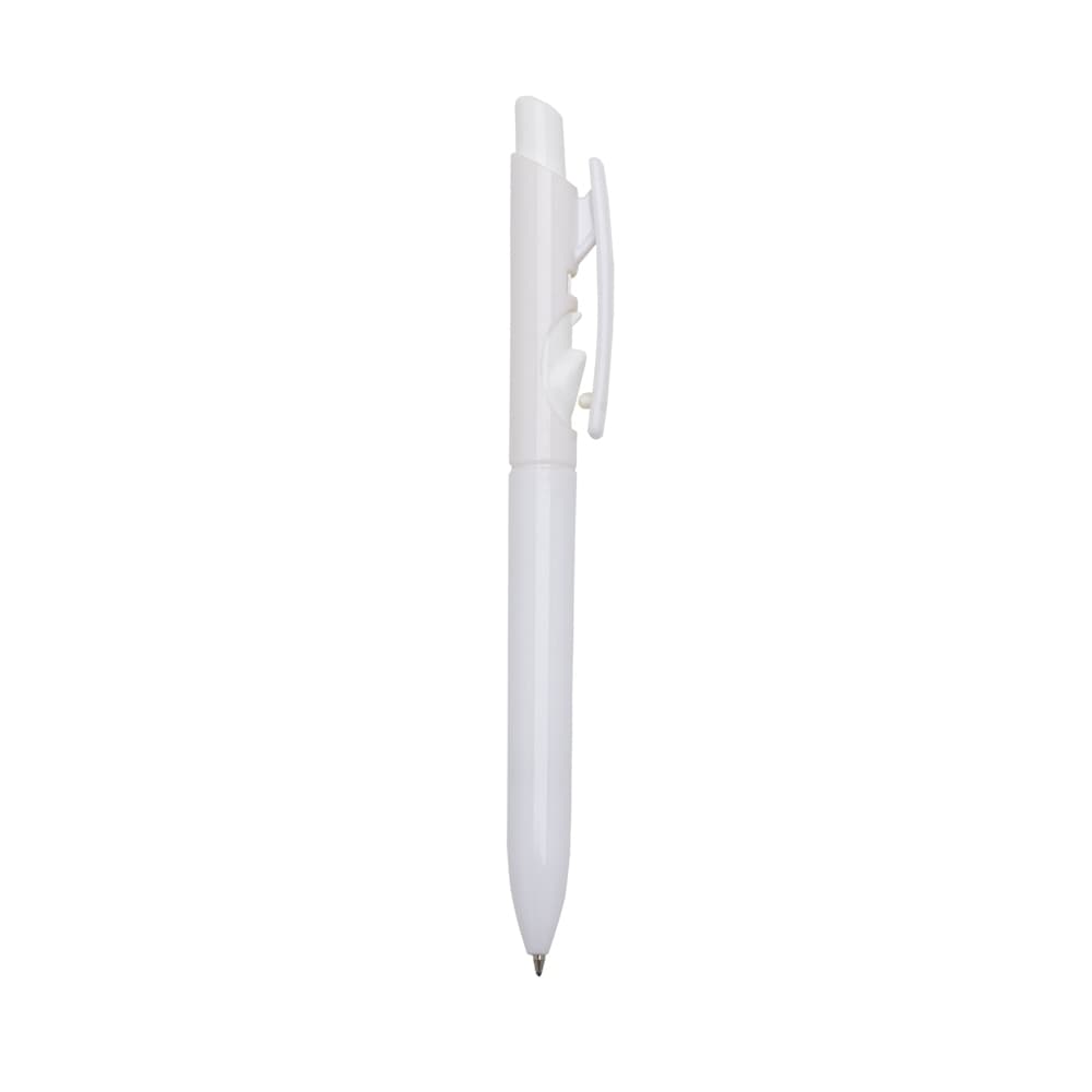 CANETA PLÁSTICA LEITOSO