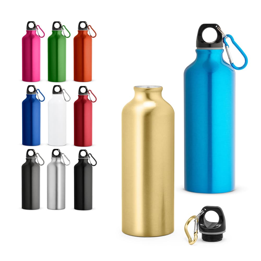 Squeeze de Aluminio com Mosquetao 530 ml
