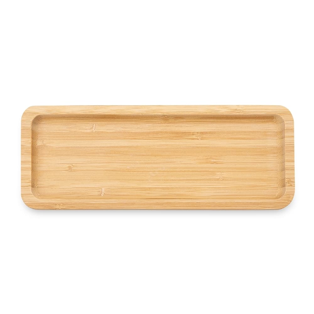 Petisqueira Retangular de Bambu 26x10cm
