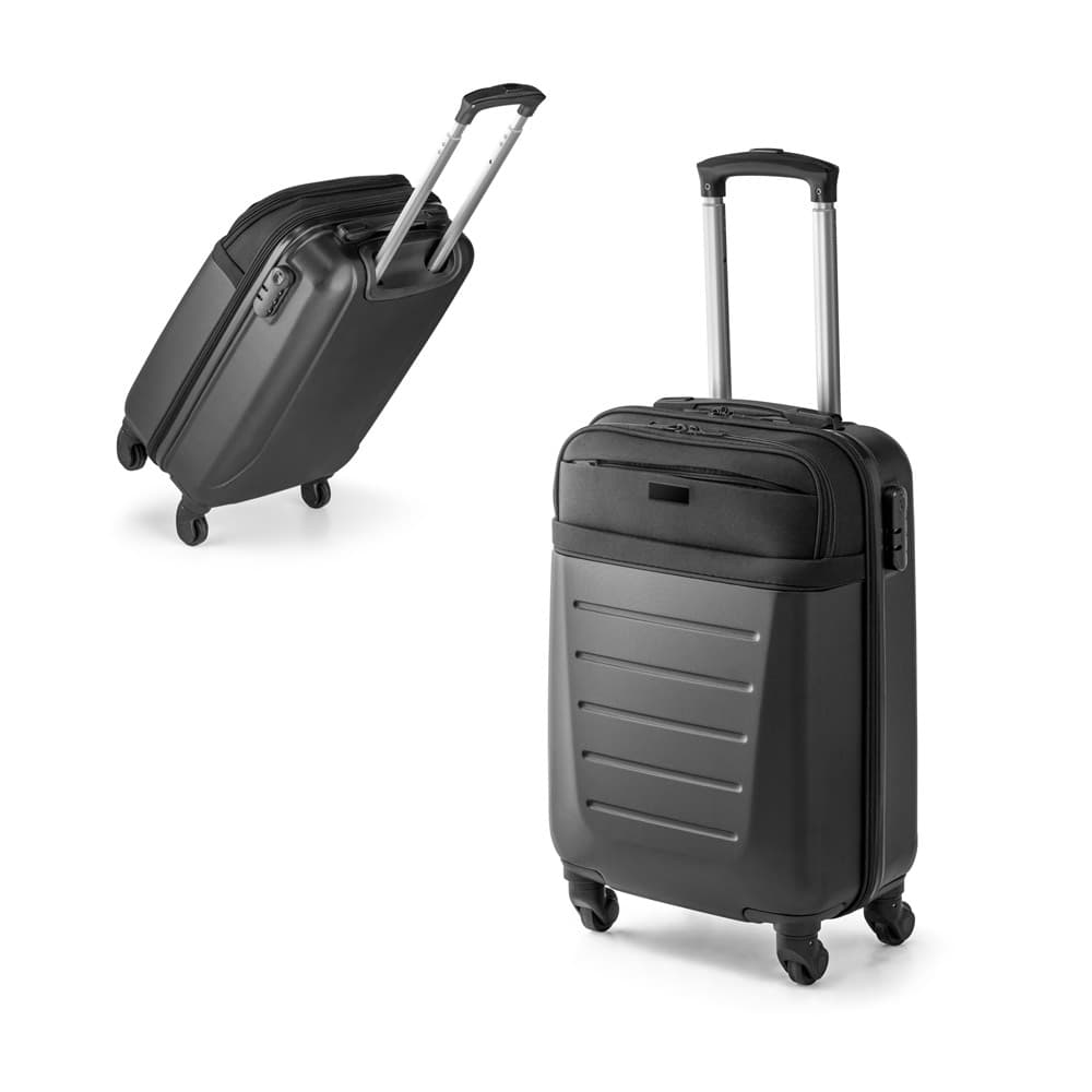 Mala Executiva Trolley ABS e 600D com Senha 33 L